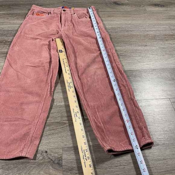 Empyre Men's Pants Corduroy Casual Skate Loose 28 Pink - Picture 7 of 9